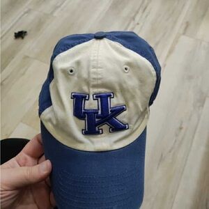 Blue and‎ Cream Cap with UK Logo